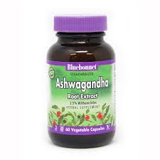 BLUEBONNET ASHWAGANDHA ROOT EXTRACT X 60VEGETABLE CAPSULES