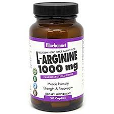 BLUEBONNET L-ARGININE 1000MG X 90 CAPLETS
