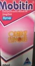MOBITIN CHLORPHENIRAMINE SYRUP 60ML