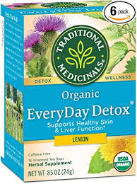 ORGANIC EVERYDAY DETOX LEMONX 16 TEABAGS