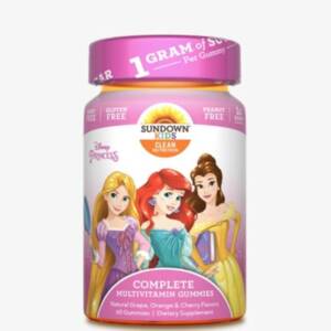 SUNDOWN  KIDS PRINCESS MULTIVITAMIN  GUMMIES X 60