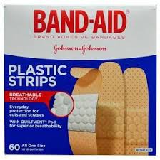BAND-AID PLASTIC STRIPS X60