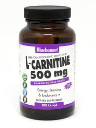 BLUEBONNET L-CARNITINE 500MG X 100LIQUID CAPSULES