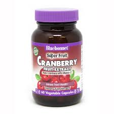 BLUEBONNET CRANBERRY FRUIT EXTRACT X 60 VEGETABLE CAPSULES