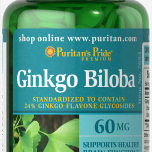 PURITANS PRIDE GINKGO BILOBA 60MG X 120TABLETS