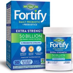 NATURE?S WAY FORTIFY PROBIOTIC 50BILLION X 30 VEGETABLE CAPSULES