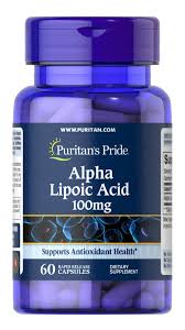 PURITAN?S PRIDE ALPHA LIPOIC ACID 100MG X 60CAPSULES