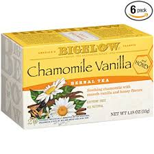 BIGELOW CHAMOMILE VANILLA TEA X 18BAGS