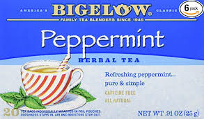 BIGELOW PEPPERMINT HERB TEA X 20BAGS