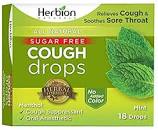 HERBION COUGH DROPS MINT  X18