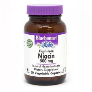 BLUEBONNET FLUSH FREE NIACIN 500MG*60VEGETABLE CAPSULES