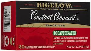 BIGELOW CONSTANT DECAFFEINATED TEA BAGS  X 20