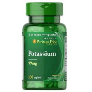 PURITANS PRIDE POTASSIUM 99MG X 100CAPSULES