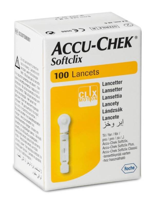 ACCU-CHEK SOFTCLIX LANCETS X100