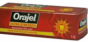 ORAJEL EXTRA STRENGTH 20% 5.3G