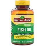 NATURE?S MADE FISH OIL 1200/360MG X 100 SOFTGELS