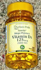 PURITAN?S PRIDE VITAMIN D3 5000IU X100SOFGELS