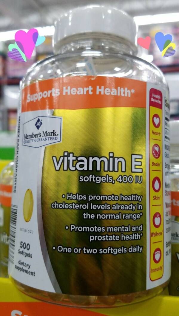 MEMBER?S MARK VITAMIN E 400IU X500SOFTGELS