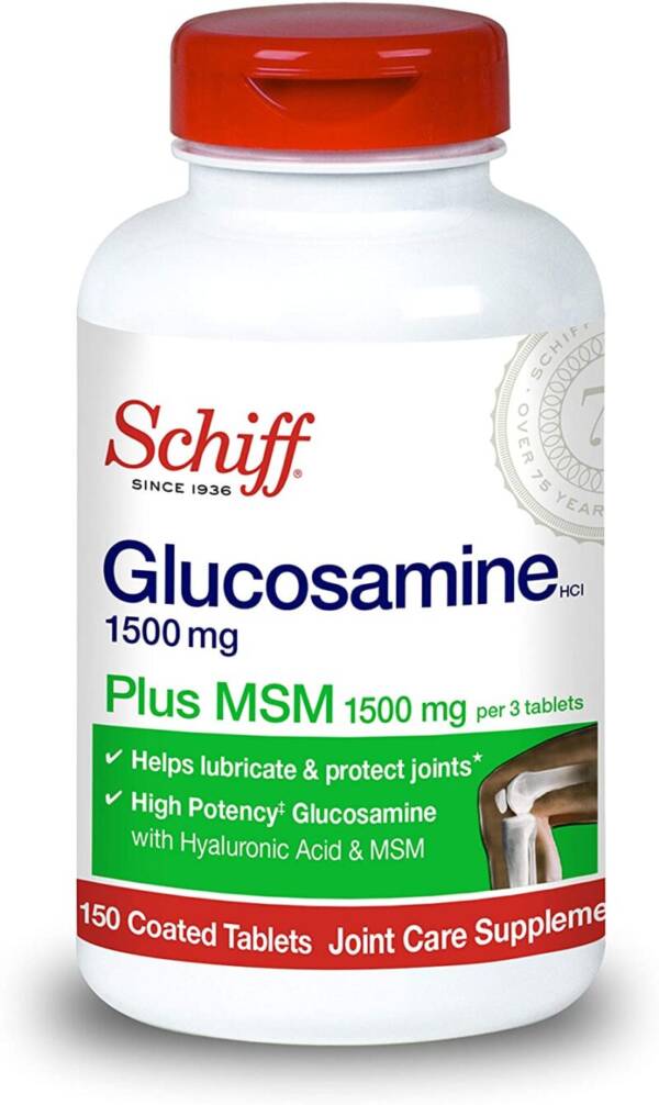 SCHIFF GLUCOSAMINE+MSM 1500MG X 150 TABLETS
