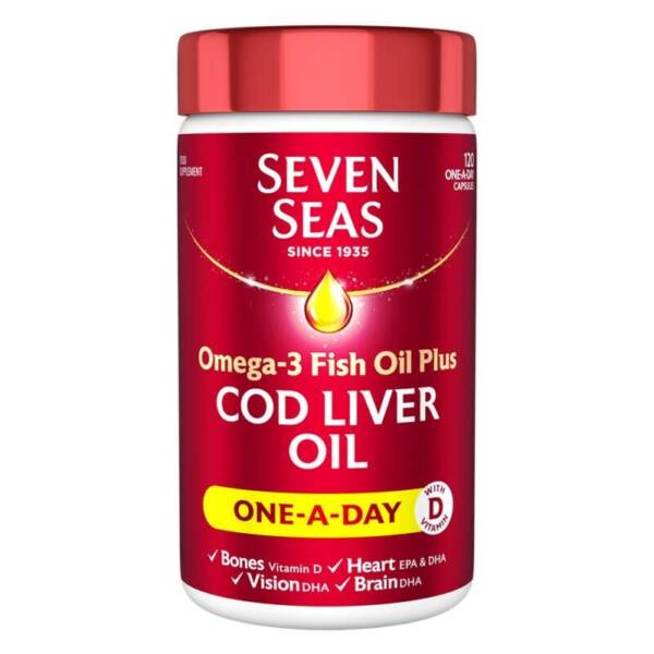 SEVEN SEAS COD LIVER OIL CAPSULES X 120