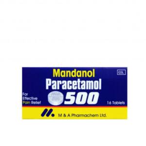 PARACETAMOL 500MG X16TABLETS(MANDANOL)
