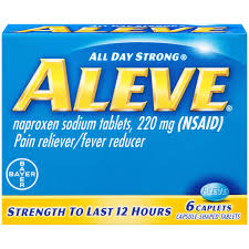 ALEVE 220MG X 6CAPLETS