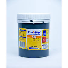 EM B PLEX X1000 TABLETS