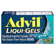 ADVIL LIQUID GELS X80CAPSULES