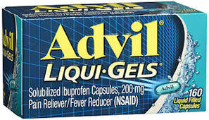 ADVIL LIQUID GELX160 FILLED CAPSULES