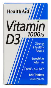 HEALTHAID VITAMIN D3 1000IU X120TABLETS