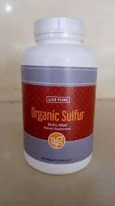 LIFE PURE ORGANIC SULFUR X 180 VEGETABLE CAPSULES