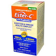 ESTER-C PROBIOTICS 1000MG X60 VEGETARIAN TABLETS