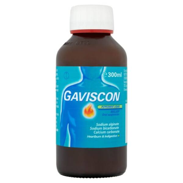 GAVISCON PEPPERMINT LIQUID. 300ML