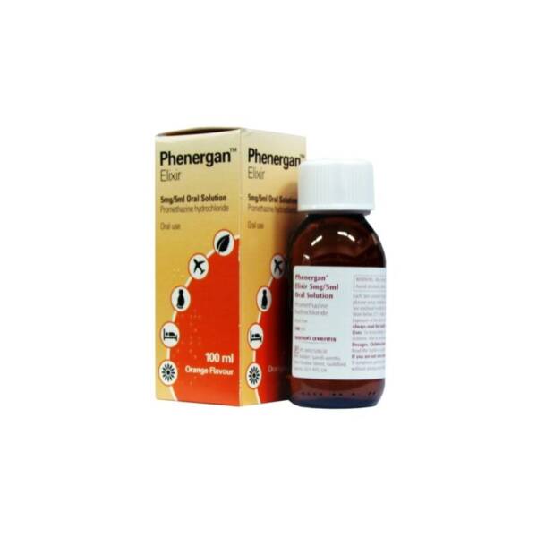 PHENERGAN ELIXIR 5MG/5ML 100ML SYRUP