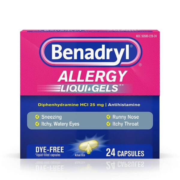 BENADRYL ALLERGY *24 GELS