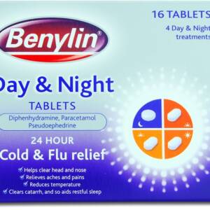 BENYLIN DAY & NIGHT TAB *16 CAPSULES