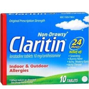 CLARITIN NON DROWSY  X 10 TABLETS