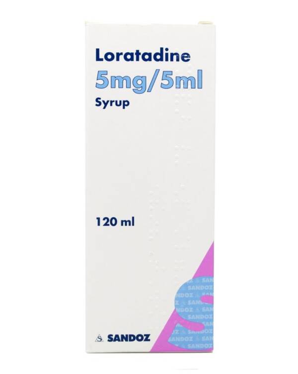 LORATADINE 5MG/5ML SYR 120ML.
