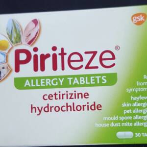 PIRITEZE ALLERGY * 30 TABS