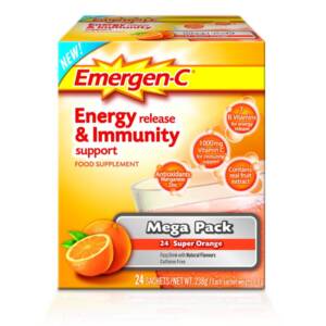 EMERGEN-C ENERGY & IMMUNE SUPPORT  X 24 SACHETS