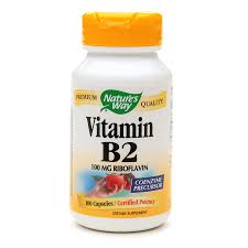 NATURE?S WAY VITAMIN B2  X 100 CAPSULES