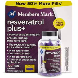 MEMBER?S MARK RESVERATROL PLUS+ X 120 CAP