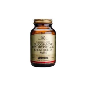 SOLGAR  GLUCOSAMINE/HYALURONIC ACID/CHONDROINTIN MSM*60TABS