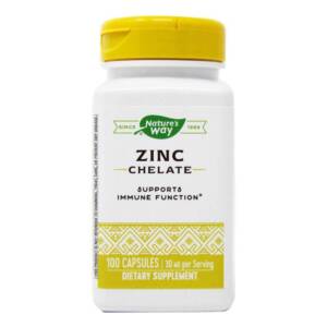 NATURE?S WAY ZINC CHELATE 30MG  X 100CAP