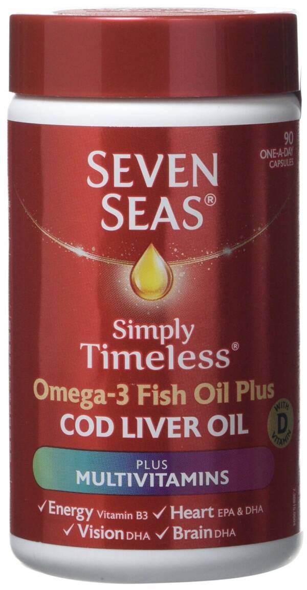 SEVEN SEAS COD LIVER OIL + MUTIVITAMIN  X  90 TABLETS