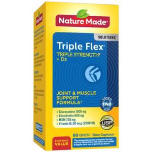NATURE MADE TRIPLE FLEX VITAMIN D3*80CAPLETS