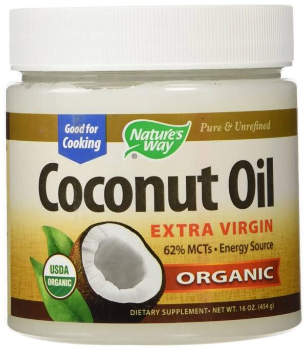 NATURE?S WAY COCONUT OIL EXTRA VIRGIN ORGANIC 448G