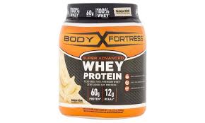 BODY FORTRESS WHEY PROTEIN BANANA CREME 907G.
