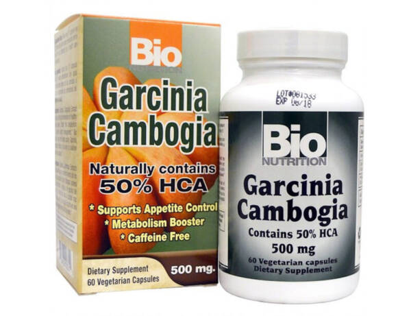 BIO-NUTRITION GARCINIA CAMBOGIA 500MG X60 VEGETARIAN CAPSULE