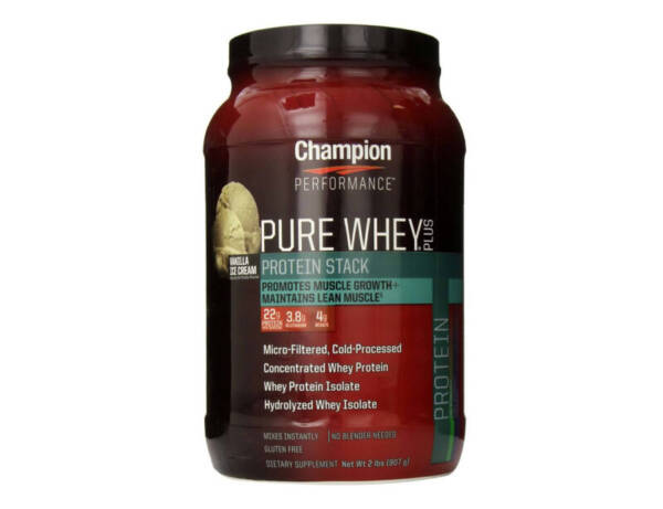 CHAMPION PURE WHEY PROTEIN PLUS VANILLA 907G